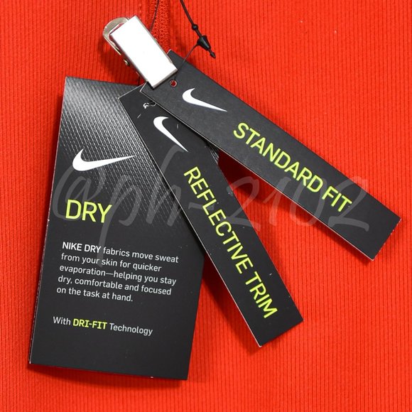 Nike Dri-FIT Men's 1/2-Zip Running Top RED - Picture 7 of 8